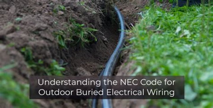 Does ground wire have to be buried?