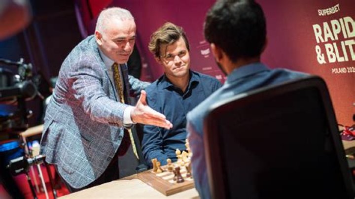 Has Carlsen ever defeated Kasparov?