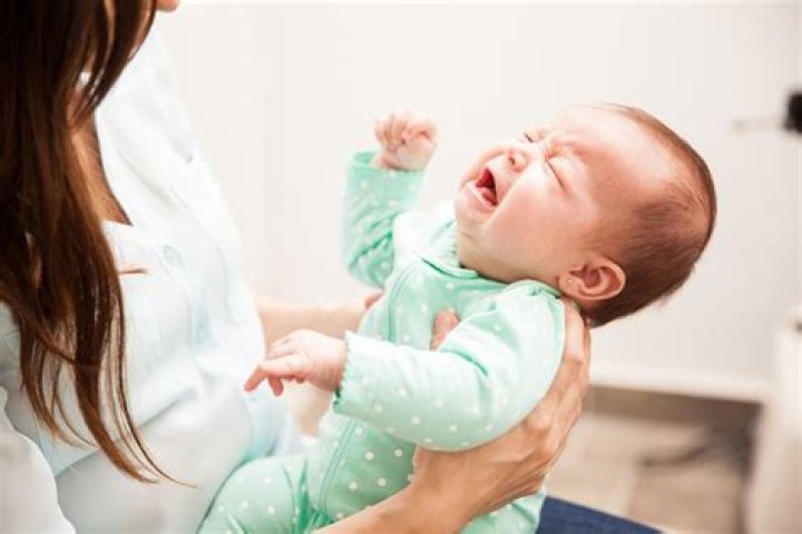 Why do babies cry when they see dad?